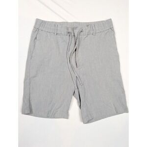Daniel Cremieux Signature Collection Linen Blend Drawstring Shorts Mens Size 33W